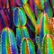 Neon Desert I Poster Print by James Burghardt - Item # VARPDX19420